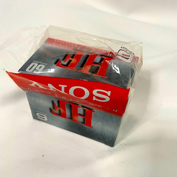 NWT lot of 5 Sony High Fidelity Normal Bias Audio Cassettes 60 minutes each - Picture 2 of 4